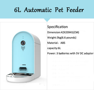 6L Interactive Automatic Pet  Feeder
