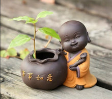 Load image into Gallery viewer, Small Monk Flower Pot
