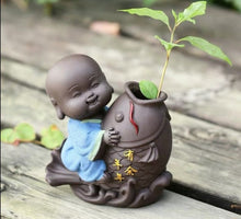 Load image into Gallery viewer, Small Monk Flower Pot
