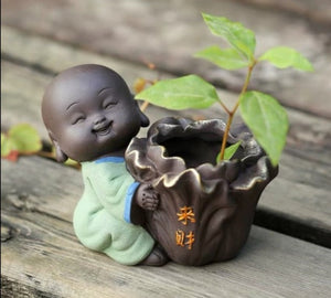 Small Monk Flower Pot